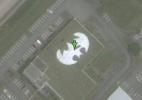 Google Earth: achados curiosos vão de símbolo do Batman a lago em forma de coração - Reprodução/Google Earth 