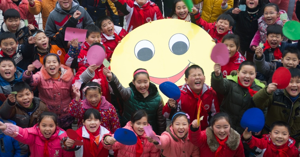 16.fev.2014 - Volta às aulas após as férias de inverno na China