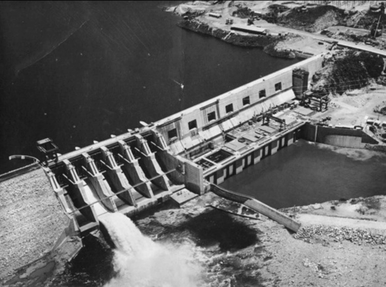 Hidrelétrica de Jaguara em Minas Gerais 1972 - memoriasreveladas.arquivonacional.gov.br/Arquivo Nacional