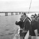 Médici visita as obras da ponte Rio Niterói 1973 - memoriasreveladas.arquivonacional.gov.br/Arquivo Nacional