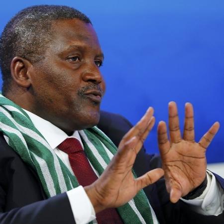 O nigeriano Aliko Dangote é o homem mais rico da África O nigeriano Aliko Dangote é o homem mais rico da África