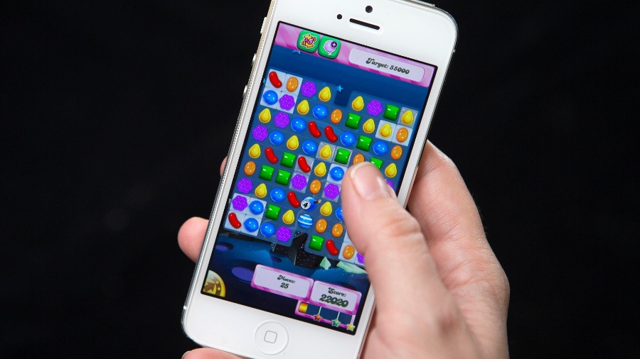 Candy Crush Saga celular smartphone jogo app King chamada  - Carlo Allegri/Reuters