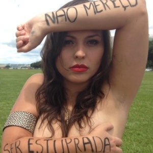 Nana Queiroz começou campanha contra estupro - BBC