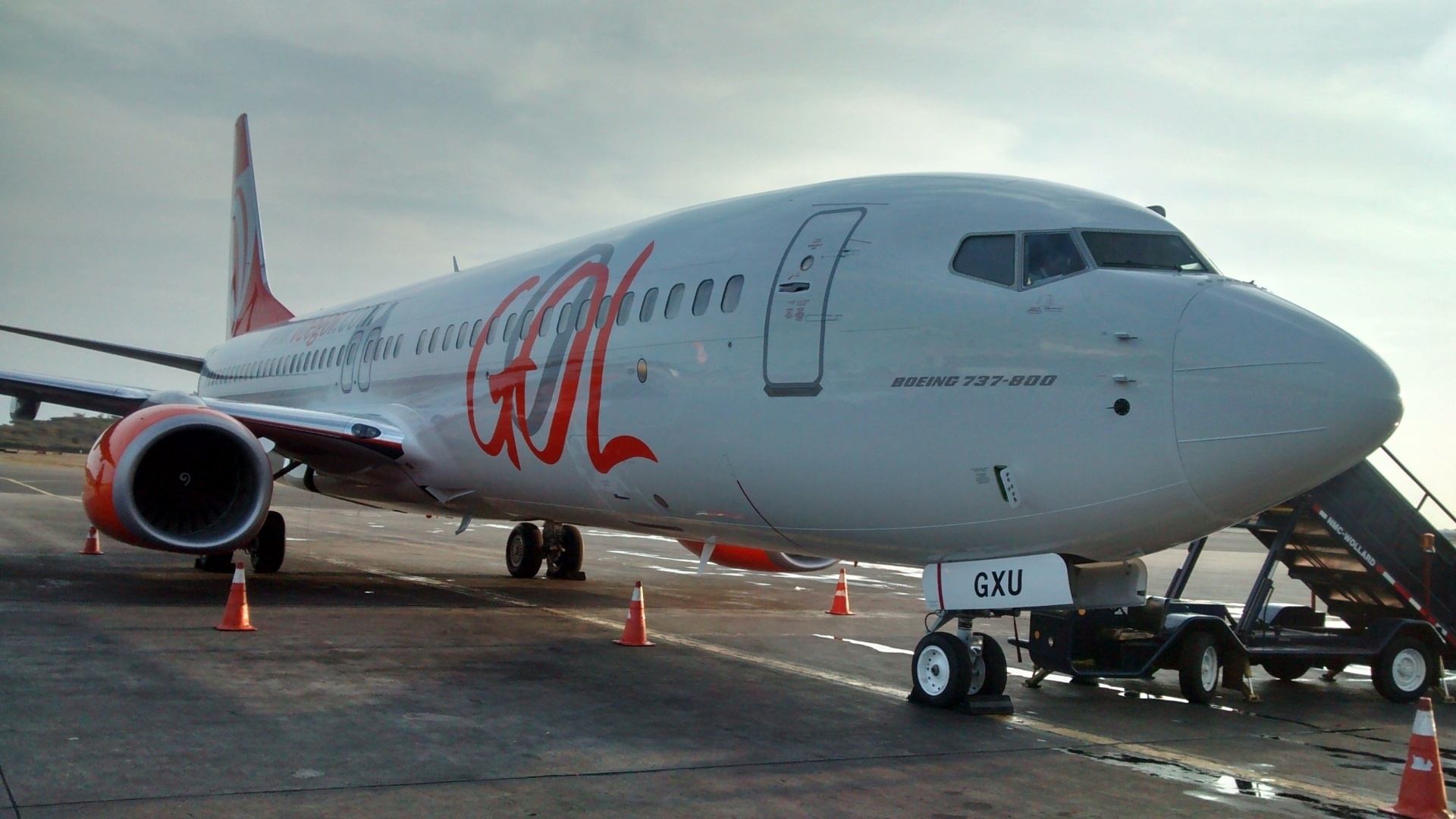 Boeing 737-800 da Gol tem freio especial para pista pequena - Divulgação/Gol