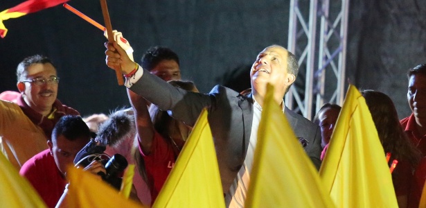 O candidato opositor Luis Guillermo Solís foi eleito presidente da Costa Rica com cerca de 78% dos votos. O Partido de Ação Cidadã chega pela primeira vez ao poder na história do país - Kent Gilbert/Xinhua - 7.abr.2014