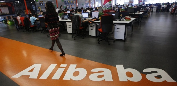 Sala da empresa chinesa de comércio eletrônico Alibaba na sede da companhia, em Hangzhou - Reuters