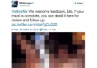 US Airways pede desculpa por responder à queixa no Twitter com imagem pornô - Reprodução/Daily Dot