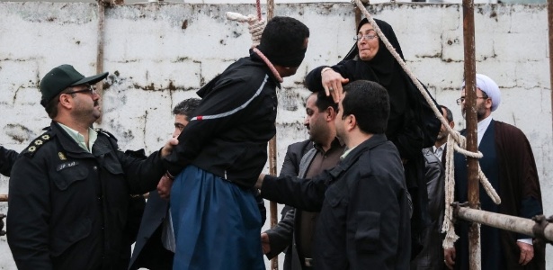Em 2014, condenado teve a vida poupada quando estava prestes a ser executado, no Irã - Arash Khamooshi/AFP