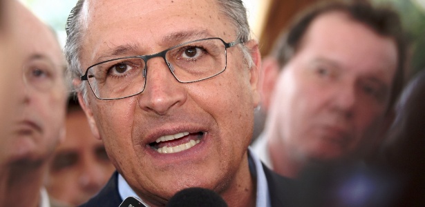 Governador de São Paulo, Geraldo Alckmin (PSDB), falou neste domingo em cerimônia no Itaquerão