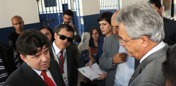 Integrantes da Frente Parlamentar em Defesa dos Direitos Humanos da Câmara dos Deputados visitaram o Complexo Penitenciário da Papuda, em Brasília - Gabriela Korossy/Câmara dos Deputados