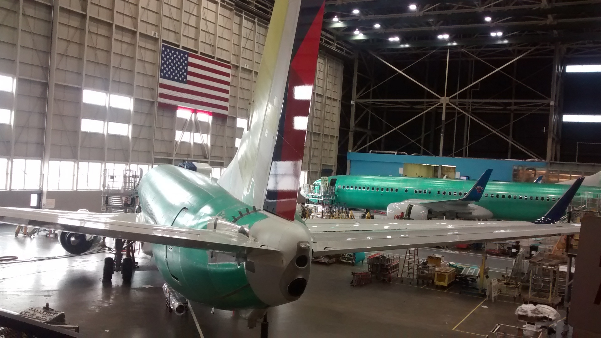 Fábrica da Boeing em Renton (região metropolitana de Seattle, EUA), onde são feitos os 737 da Gol - Armando Pereira Filho/UOL