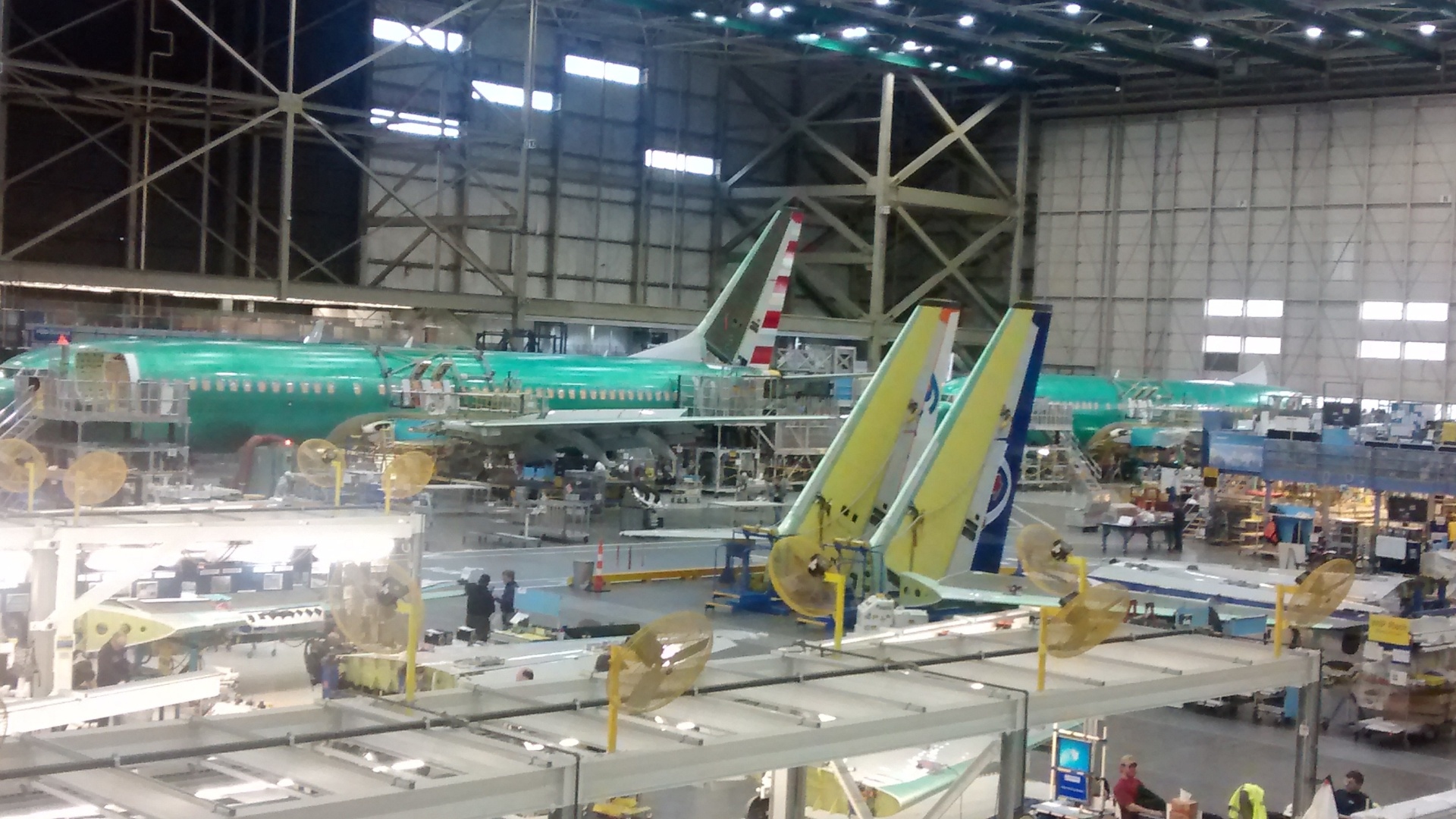 Fábrica da Boeing em Renton (região metropolitana de Seattle, EUA), onde são feitos os 737 da Gol - Armando Pereira Filho/UOL