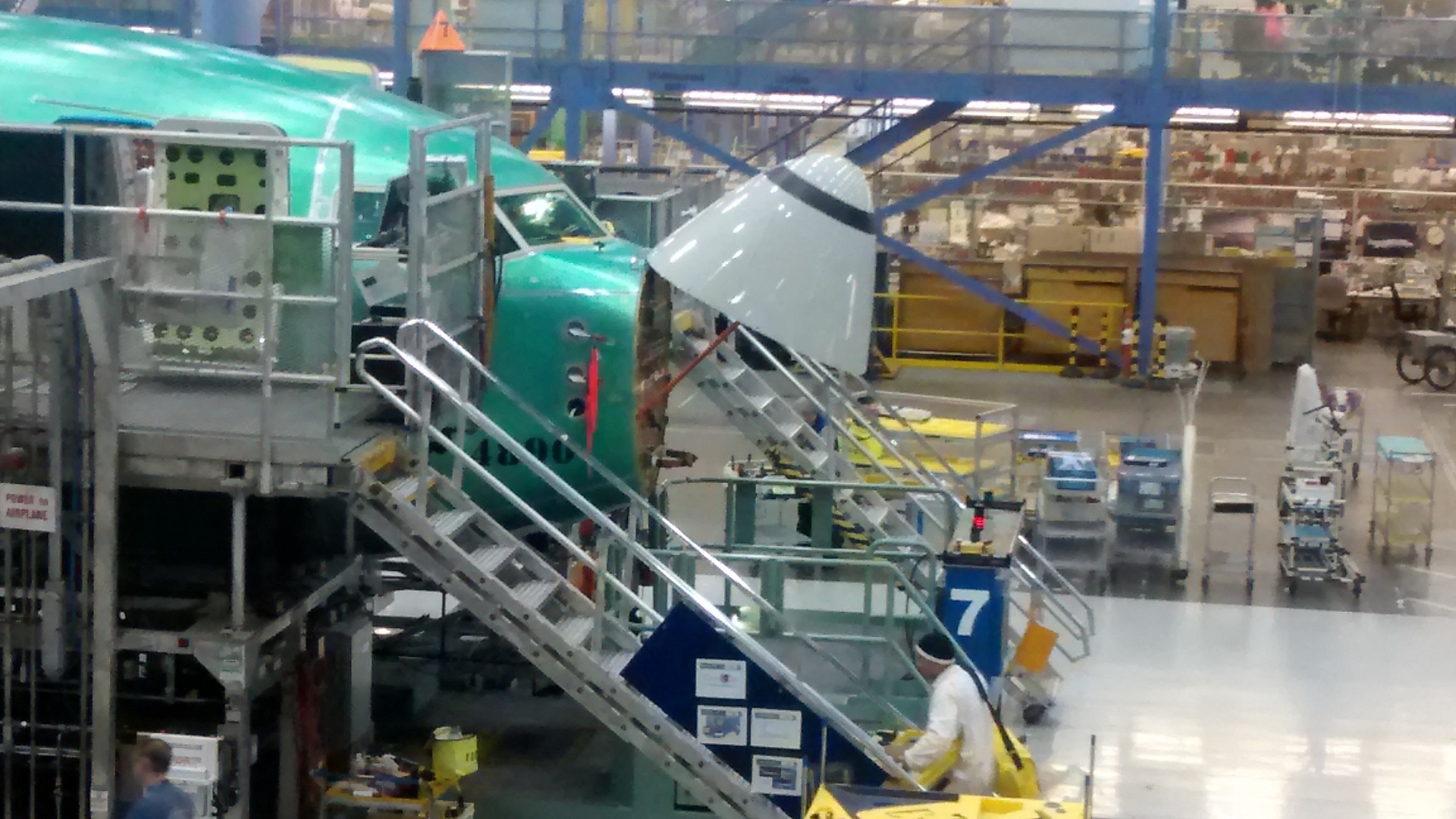 Fábrica da Boeing em Renton (região metropolitana de Seattle, EUA), onde são feitos os 737 da Gol - Armando Pereira Filho/UOL