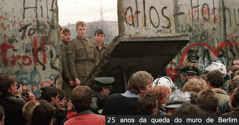 Queda do Muro de Berlim - Arte UOL/AFP