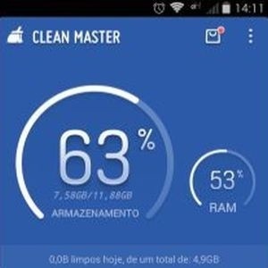 Clean Master ajuda a limpar arquivos no Android - Reprodução
