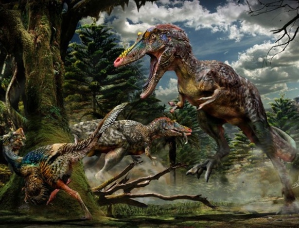 O animal, primo do "tiranossauro rex", tinha um focinho 35% mais alongado que outros dinossauros de seu tamanho - Reprodução/ National Geographic