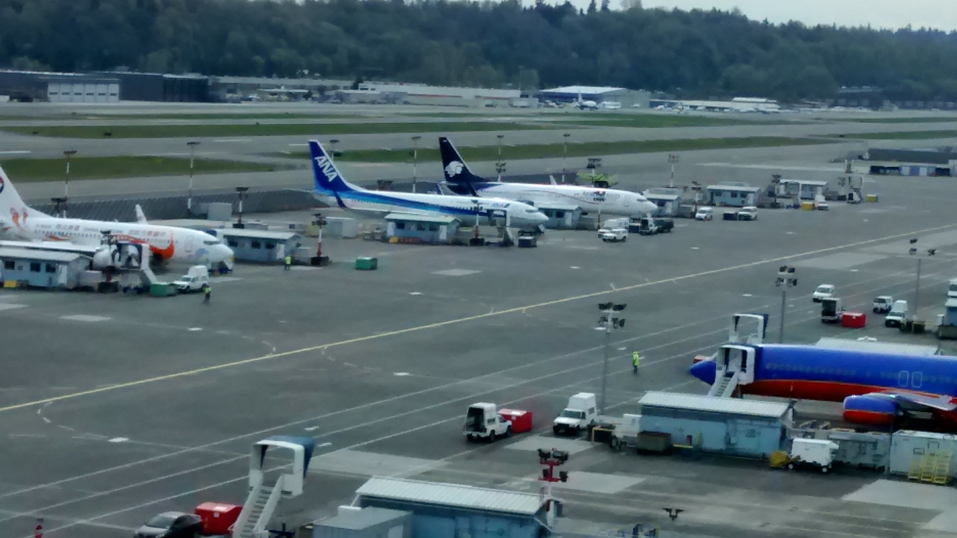 Pista da fábrica da Boeing em Renton (região metropolitana de Seattle, EUA), onde são feitos os 737 da Gol - Armando Pereira Filho/UOL