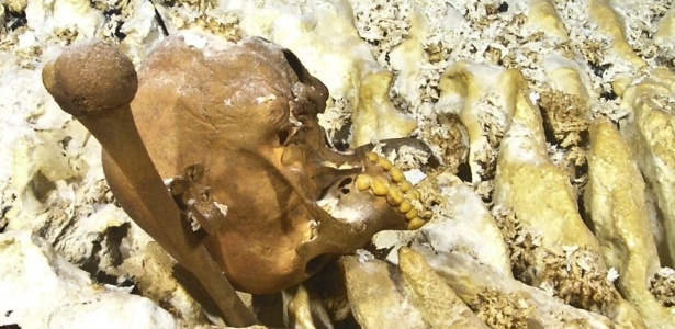 Esqueleto humano que pode ser o mais antigo do continente americano foi encontrado no México - Daniel Riordan Araujo/EFE