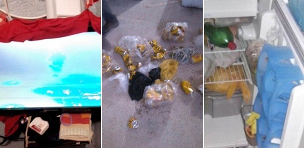 Uma TV de LCD, 180 latas de cerveja e um frigobar foram apreendidos no presídio de segurança máxima Baldomero Cavalcanti, em Maceió - Sindapen