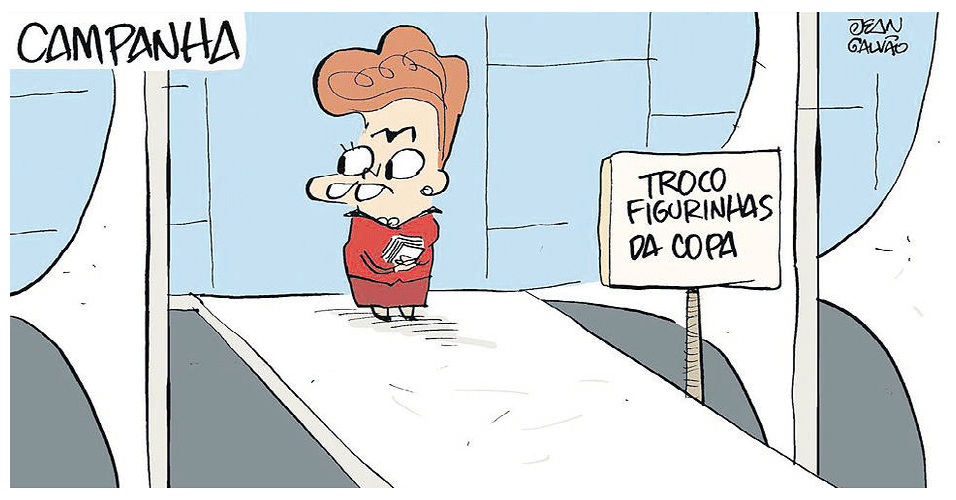 Imagem para álbum charges e problemas da Copa - - Jean Galvão/Folha de São Paulo