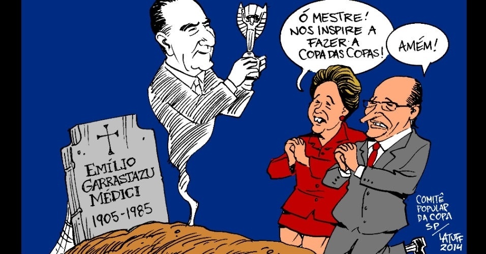 Imagem para álbum charges e problemas da Copa - - Carlos Latuff/Latuff Cartoons