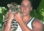 Populares no aplicativo Tinder, fotos com tigres podem ser proibidas em NY - Reprodução/Tumblr/Tinder Guys With Tigers