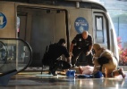 Forças de segurança fazem simulação de ataque terrorista no metrô do Rio - Tânia Rego/ Agência Brasil