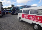 Em campanha salarial, rodoviários paralisam ônibus intermunicipais no Ceará - Tribuna do Ceará/ Rosana Romão