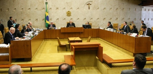 Sessão do Supremo Tribunal Federal, que avalia recursos do mensalão - Joel Rodrigues/Folhapress