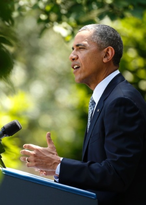 Barack Obama fala sobre reforma de imigração no Jardim Rosa da Casa Branca, em Washington - Kevin Lamarque/Reuters