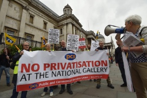 Funcionários da National Gallery já haviam entrado em greve por melhores condições em 2014 - Toby Melville/ Reuters