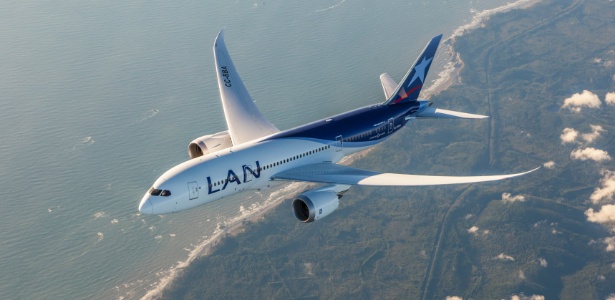 A companhia aérea chilena Lan foi eleita a melhor da América do Sul pelo "Oscar" da aviação mundial - Divulgação