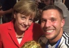 Angela Merkel só tem a ganhar com a conquista alemã da Copa do Mundo - Reprodução/Twitter