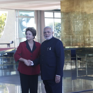 Brasil, de Dilma Rousseff, e Índia, de Narenda Modi, têm chamado a atenção de investidores - Pedro Ladeira/Folhapress/Arquivo