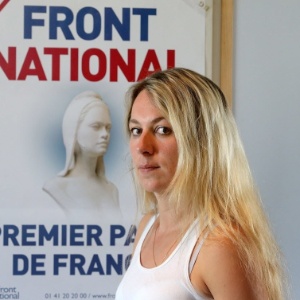 Anne-Sophie Leclère foi expulsa da Frente Nacional - François Nascimbeni/AFP