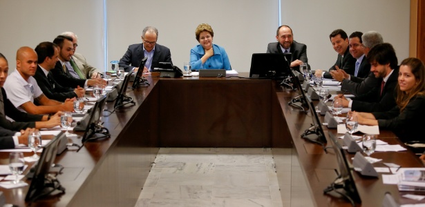 Presidente Dilma Rousseff recebeu o Bom Senso F.C. na segunda-feira para debate - Pedro Ladeira/Folhapress