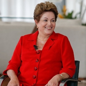 Presidente Dilma Rousseff (PT), candidata à reeleição, durante sabatina