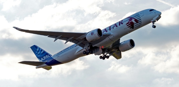 Airbus atrasa primeira entrega de A350 para Qatar Airways - Airbus/Divulgação