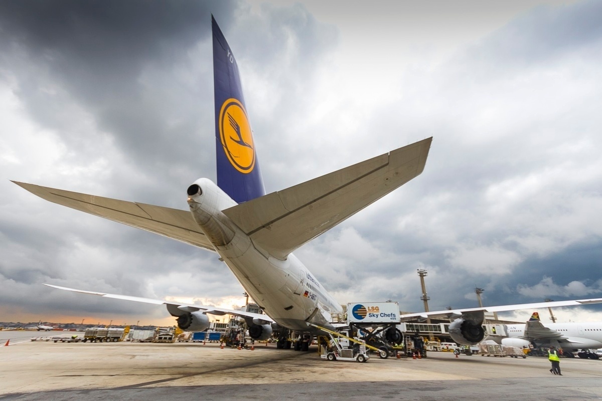 07.ago.2014- Os primeiros aviões a contar com a classe econômica premium serão os 747-8 da Boeing. O primeiro voo para o Brasil que terá a econômica premium sai de Frankfurt, na Alemanha, no dia 10 de dezembro - Divulgação