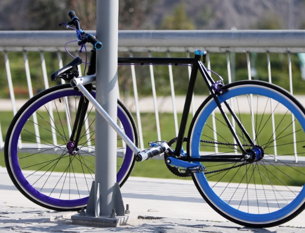 Bicicleta idealizada por estudante chilenos tem inovador sistema antifurto - Mario Ruiz/Efe