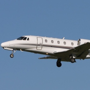 modelo Cessna 560XL, prefixo PR-AFA, mesmo modelo que transportava o candidato do PSB à Presidência, Eduardo Campos - Reprodução/ airliners.net
