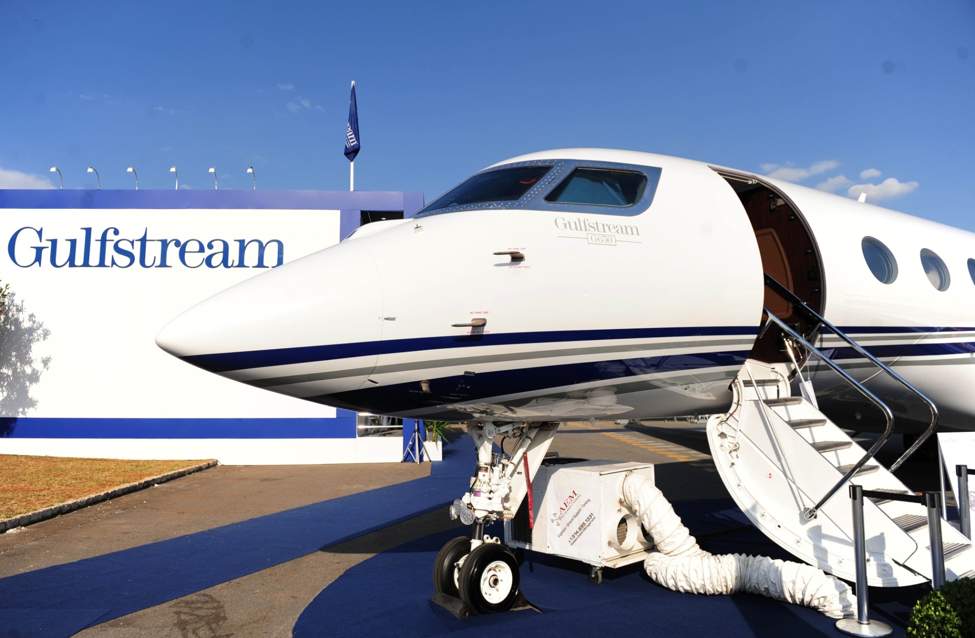 O G650 ER é nova versão do jato G650 da Gulfstream. O modelo custa a partir de US$ 64,5 milhões, ou cerca de R$ 146 milhões - Junior Lago/UOL