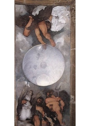 Júpiter, Netuno e Plutão (1597), do pintor Caravaggio - Reprodução
