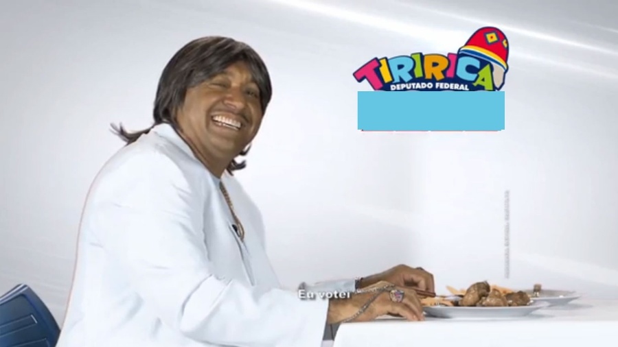 Tiririca faz paródia com Friboi e Roberto Carlos no horário eleitoral - Reprodução