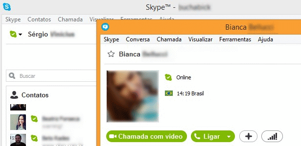 O Skype Portable dispensa instalação e pode ser carregado no pendrive - Reprodução