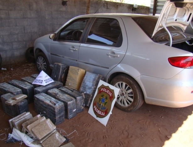 Drogas apreendidas durante operação da PF e da PM em Minas Gerais, em que foi preso o advogado de Macarrão - Polícia Federal/Divulgação