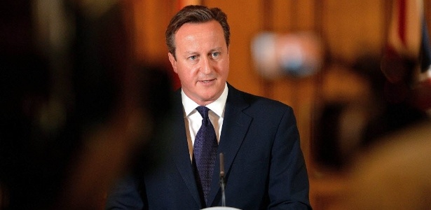 Cameron faz pronunciamento à imprensa sobre a morte do britânico David Haines - John Stillwell/EFE