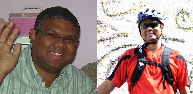 O técnico em informática Roberson Miguel, 34, perdeu 20 kg ao trocar o carro pela bike - Arquivo pessoal