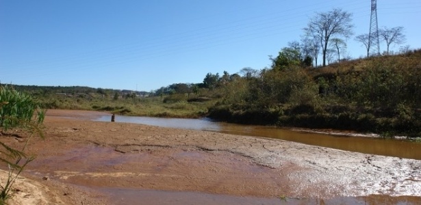 Barragem Pureza, em Itabira, está com o nível de água considerado baixo para esta época do ano. A Prefeitura de Itabira, a 111 quilômetros de Belo Horizonte, decretou sistema de racionamento de água para os moradores da cidade por tempo indeterminado - Subsecretaria de Comunicação Social/Prefeitura de Itabira (MG)  