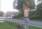 Jovem é detido por postar foto obscena com estátua de Jesus no Facebook - Reprodução/Facebook/Bedford County Free Press